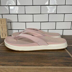 OluKai Nu A Pi O Shoes Womens Size 10 Pink Clay Hawaiian Thong Beach Sandal